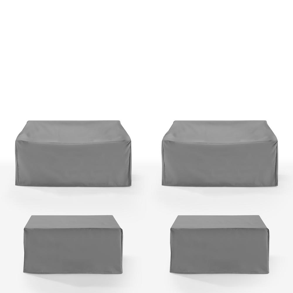 4Pc Outdoor Sectional Furniture Cover Set. Picture 2