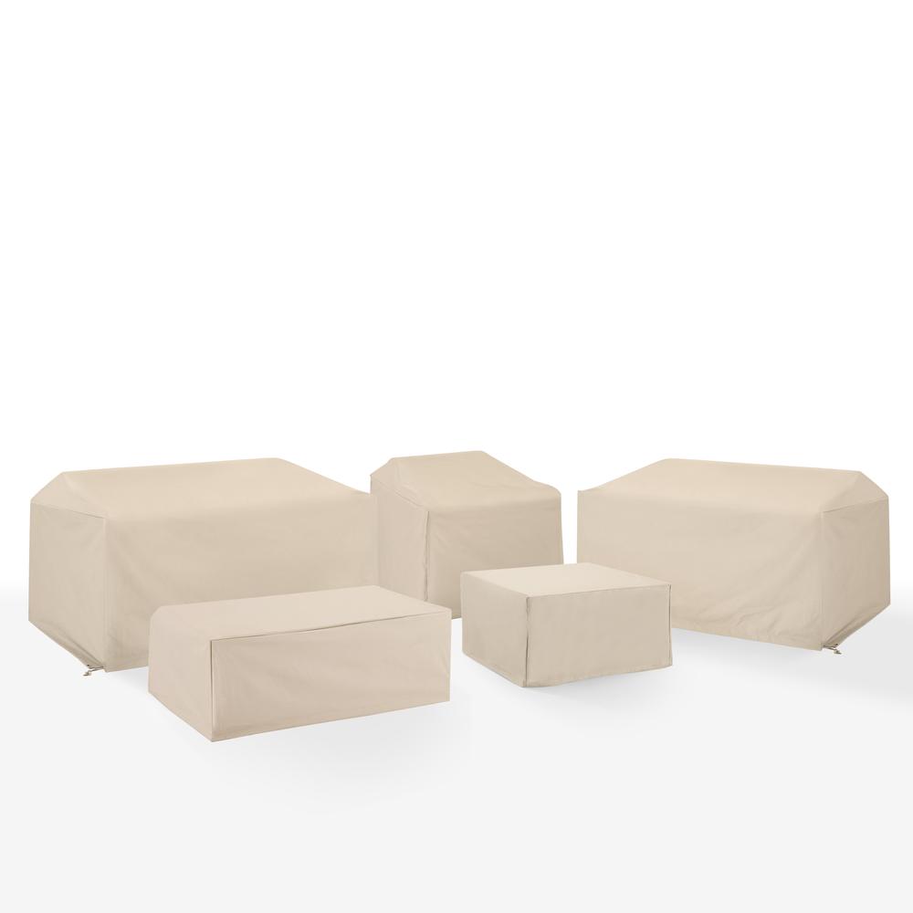 5Pc Outdoor Sectional Furniture Cover Set. Picture 1