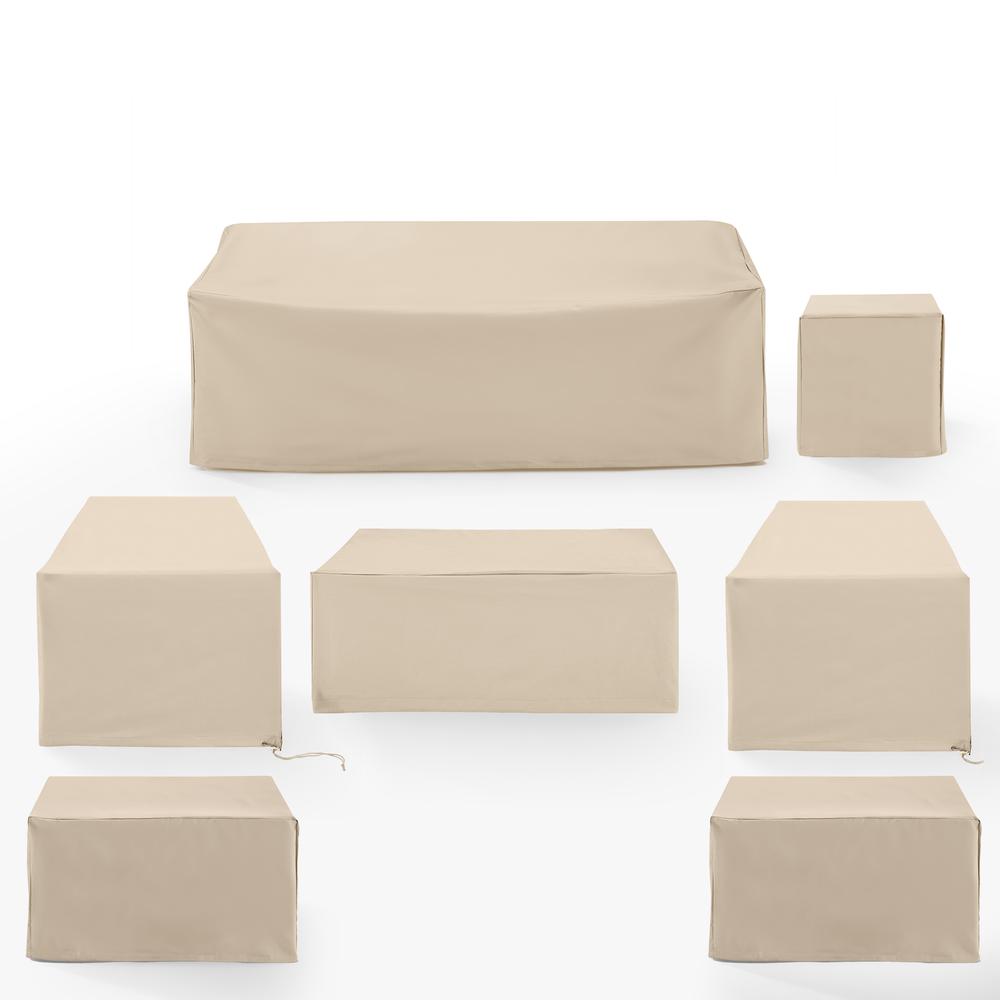 7Pc Outdoor Furniture Cover Set. Picture 2