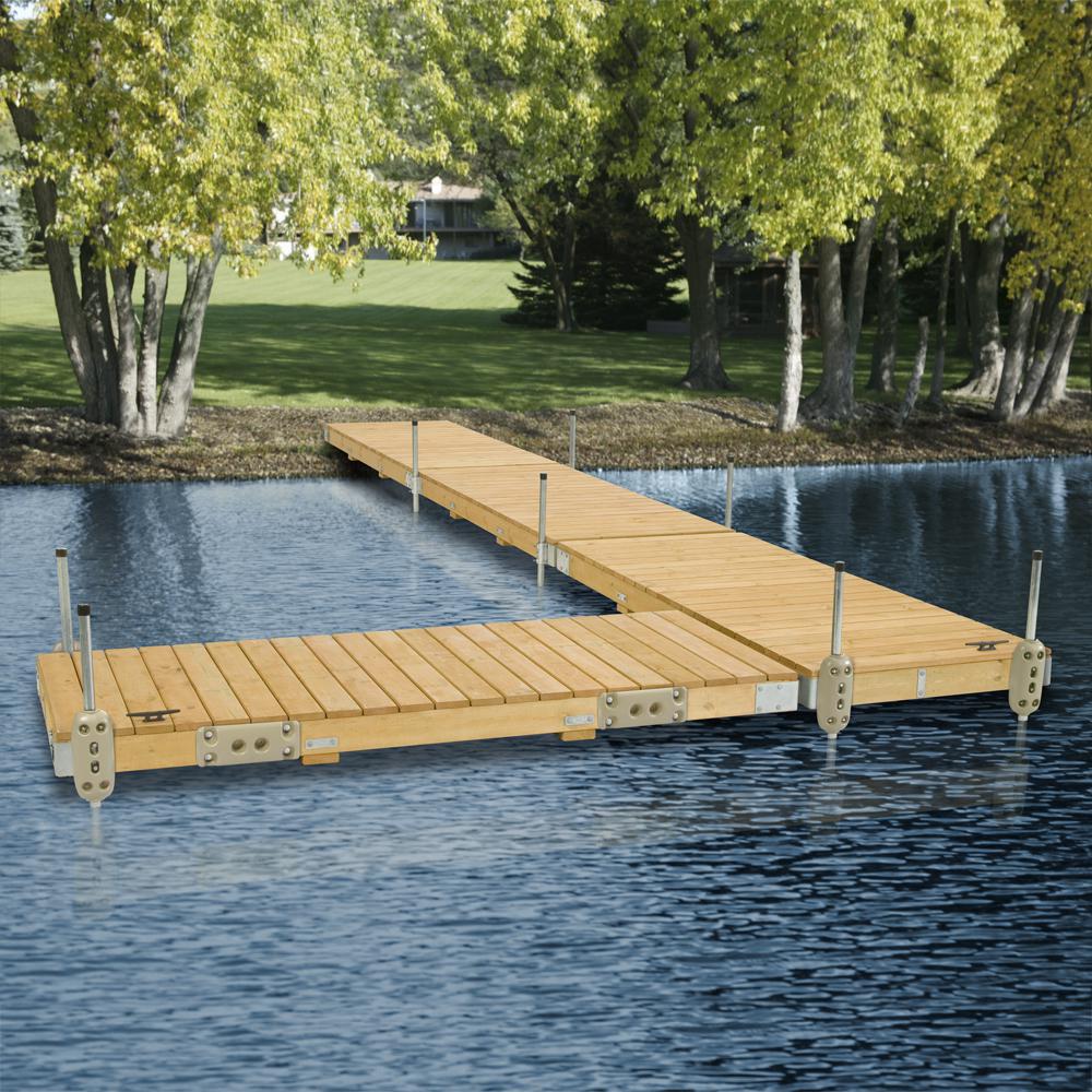 Commercial Grade Stationary Dock Kit - 4'x10'. Picture 4