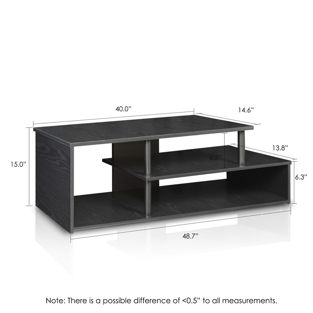 Econ Low Rise TV Stand, Blackwood. Picture 2