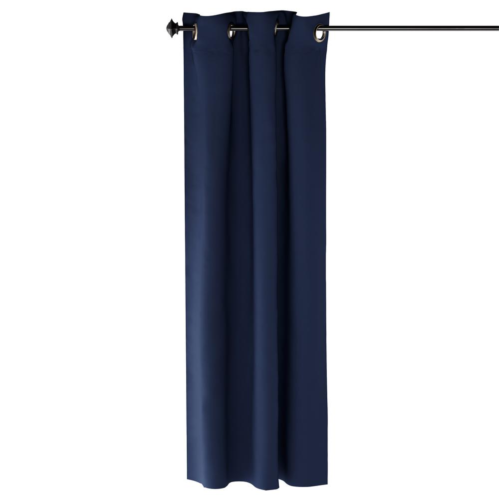 Furinno Collins Blackout Curtain 42x63 in. 1 Panel, Dark Blue. Picture 1