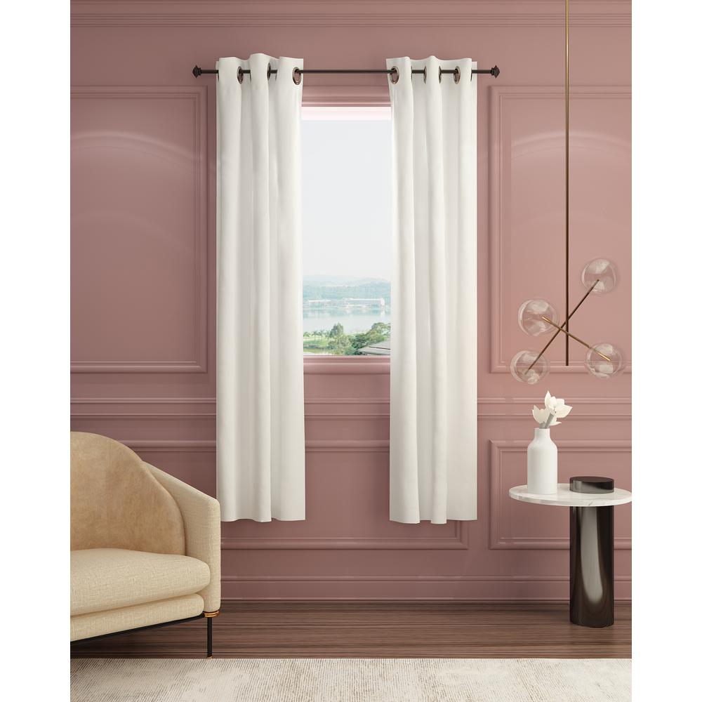 Furinno Collins Blackout Curtain 42x84 in. 1 Panel, White. Picture 5