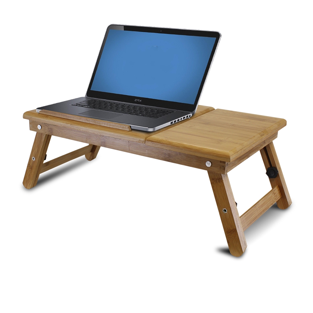 Bamboo AdJustable Notebook Lapdesk, Natural. Picture 1