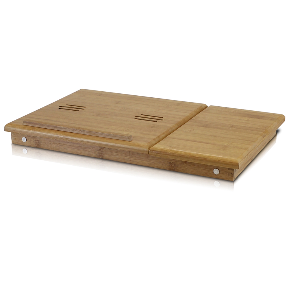 Bamboo AdJustable Notebook Lapdesk, Natural. Picture 3
