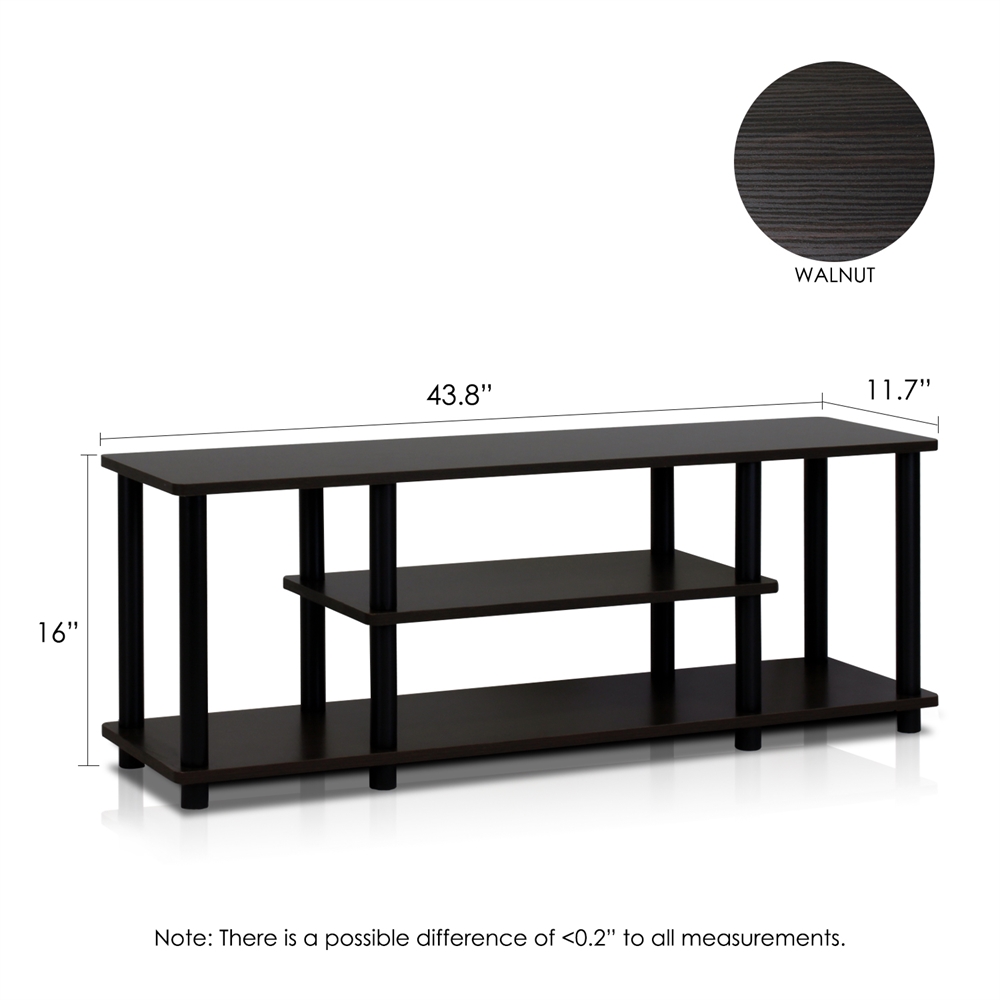 Turn-N-Tube No Tools 3D 3-Tier Entertainment TV Stands. Picture 2