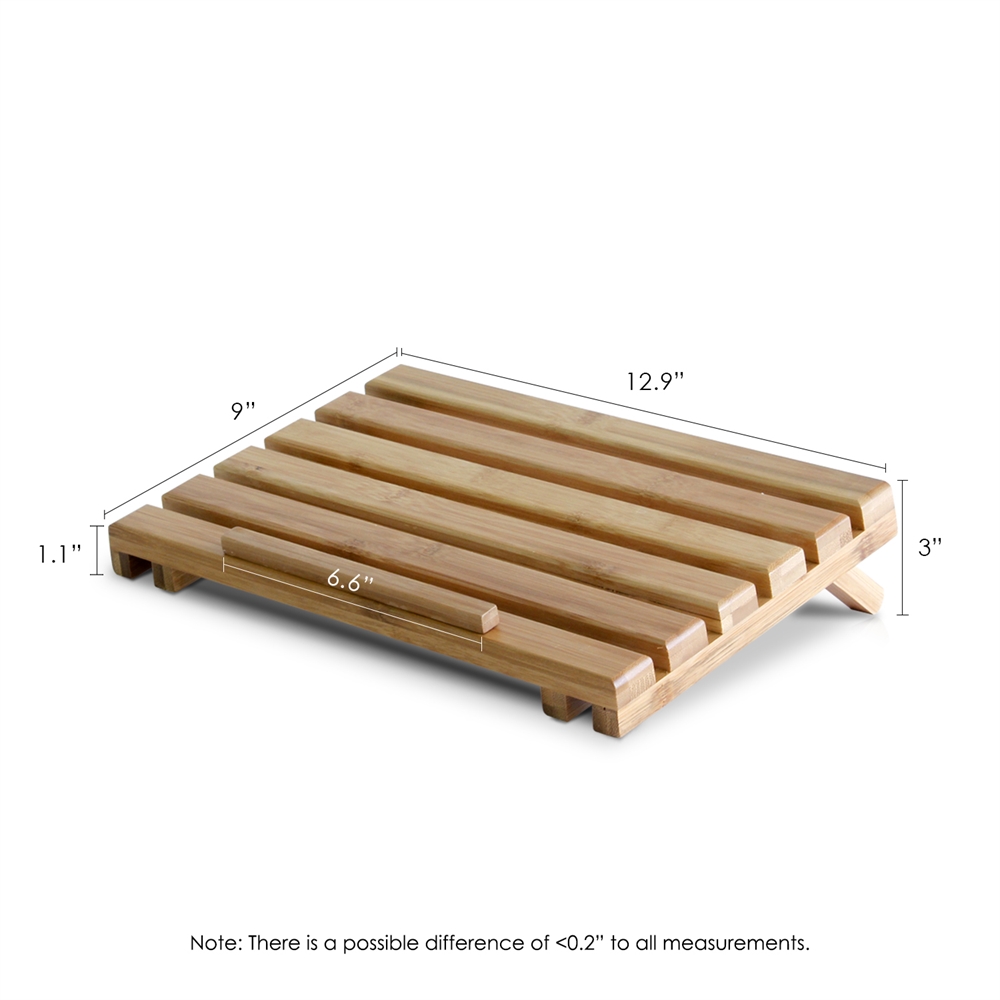 Bamboo Notebook Cooling Desk Tray, Natural. Picture 2