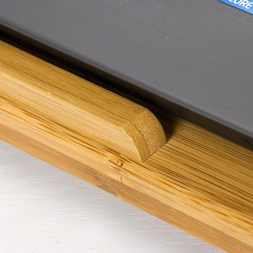 Bamboo Notebook Cooling Desk Tray, Natural. Picture 9