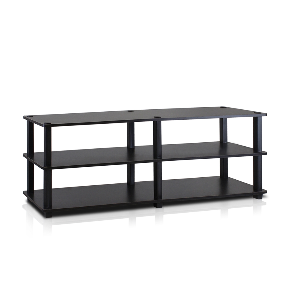 Turn-S-Tube No Tools 3-Tier Entertainment TV Stands, Espresso/Black. The main picture.