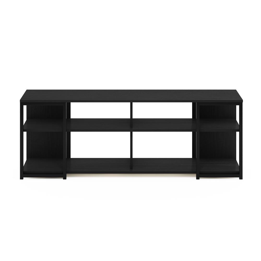 Furinno Camnus Modern Living TV Stand for TVs up to 65 Inch, Americano/Black. Picture 3