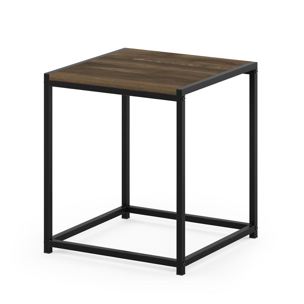 Furinno Camnus Modern Living End Table, Columbia Walnut. Picture 1