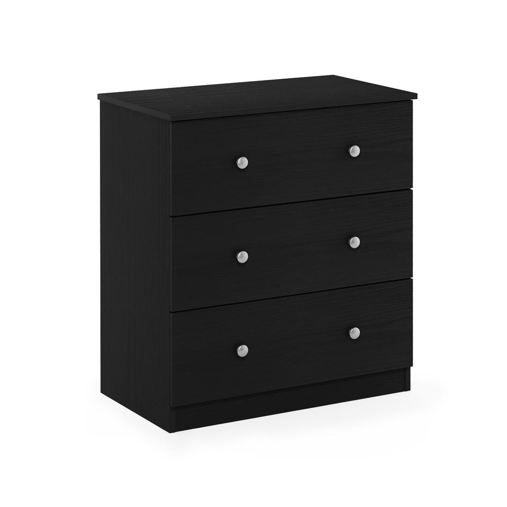 Furinno Tidur Simple Design 3-Drawer Dresser, Americano. Picture 1