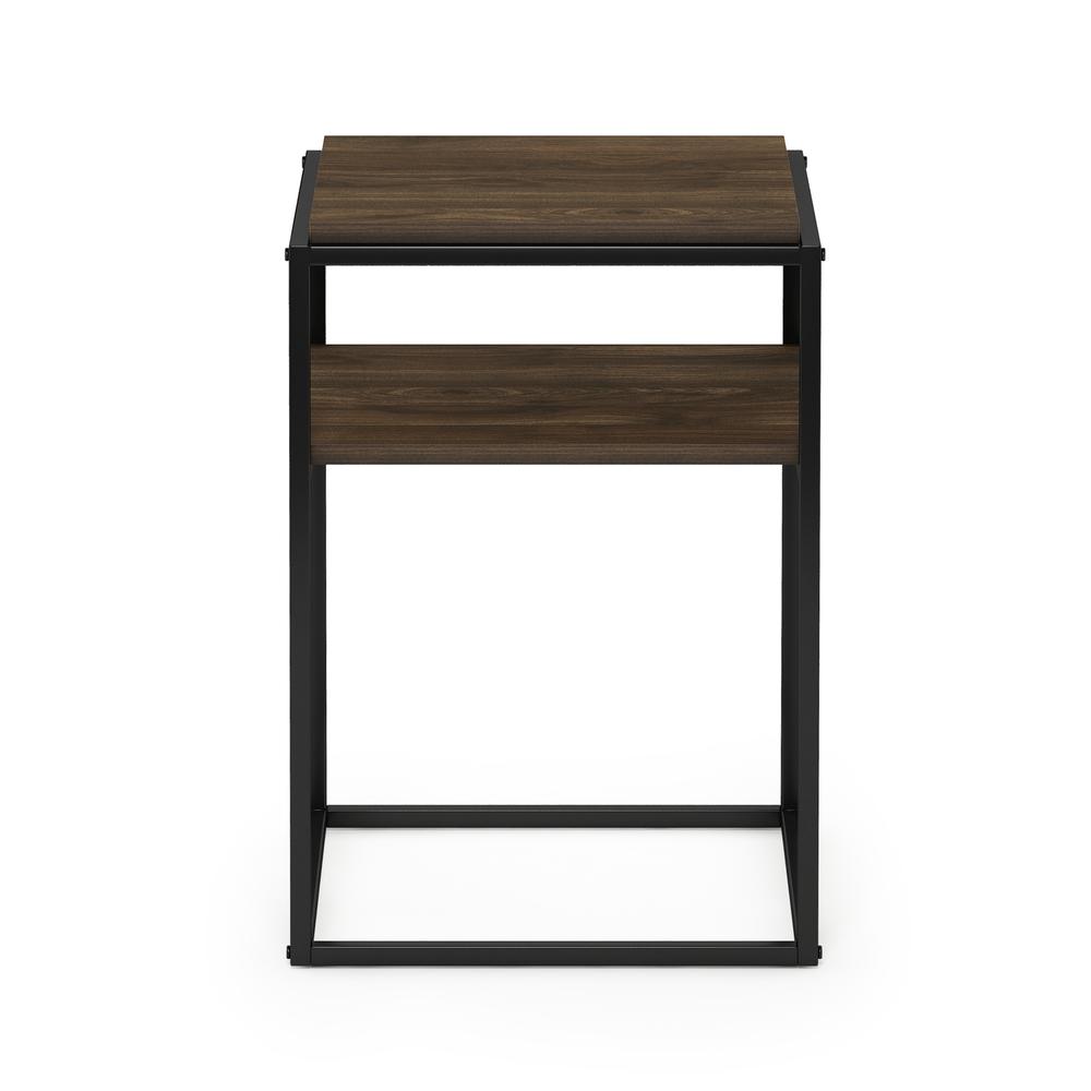 Furinno Moretti Modern Lifestyle Stackable Shelf, 2-Tier, Columbia Walnut. Picture 3