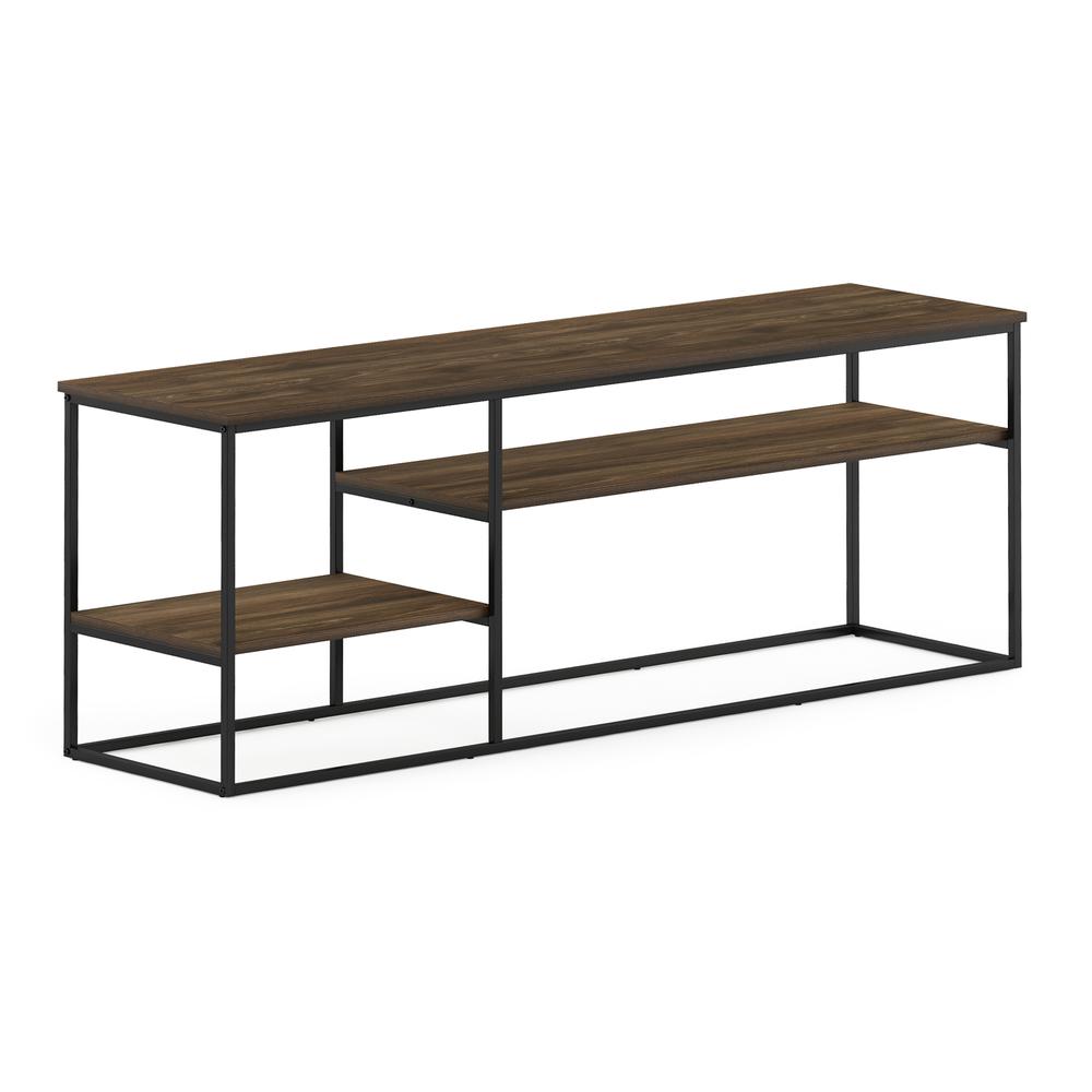 Furinno Moretti Modern Lifestyle TV Stand for TV up to 65 Inch, Columbia Walnut. Picture 1