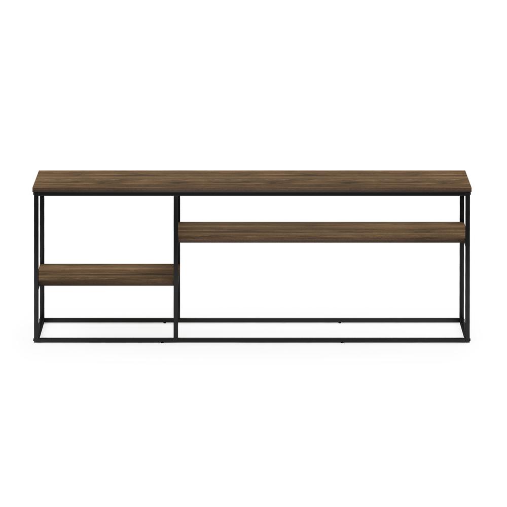 Furinno Moretti Modern Lifestyle TV Stand for TV up to 65 Inch, Columbia Walnut. Picture 3