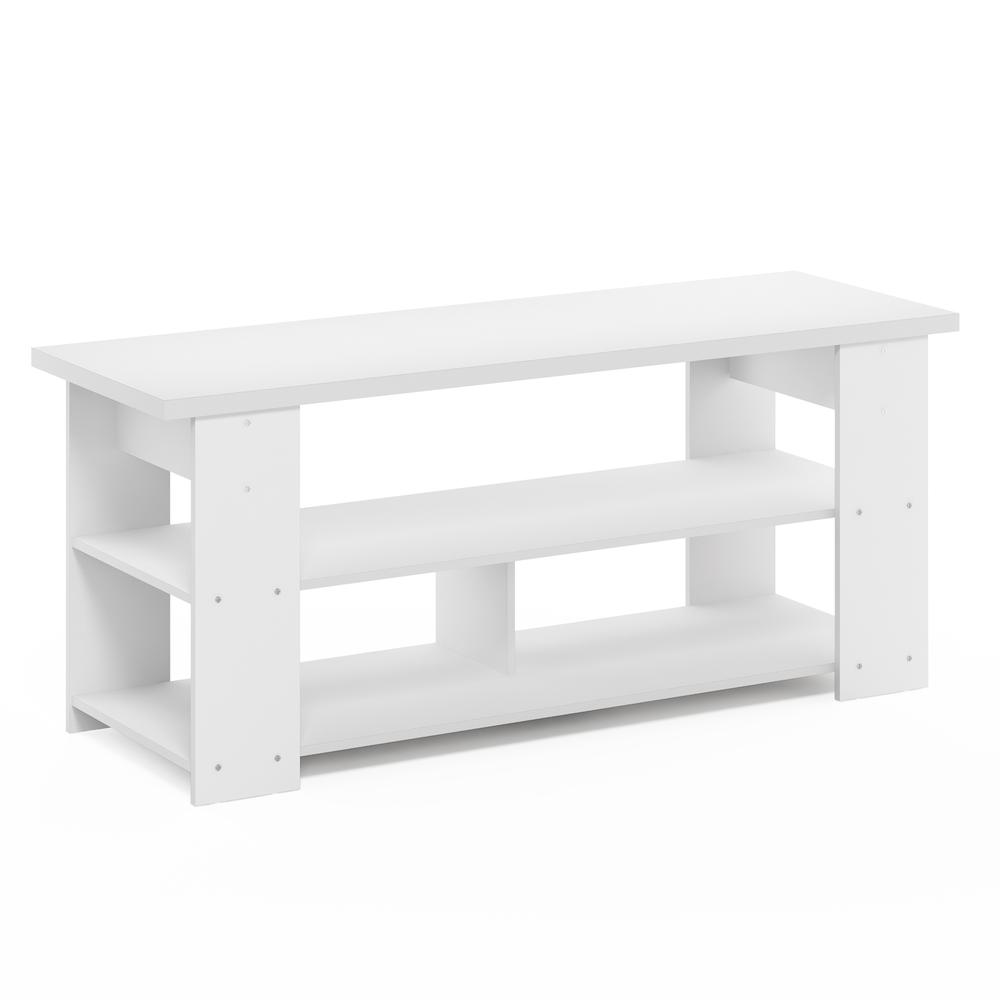 JAYA TV Stand Up To 55-Inch, White. Picture 1