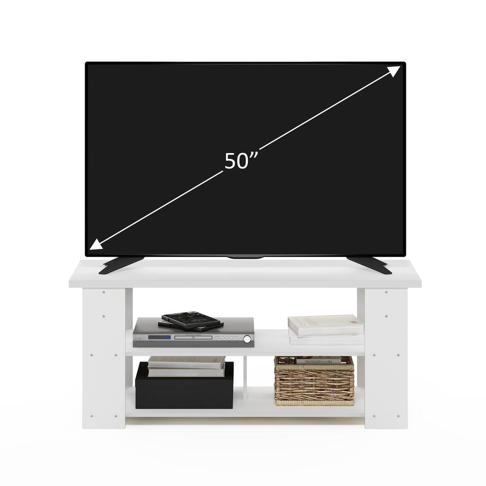 JAYA TV Stand Up To 55-Inch, White. Picture 5
