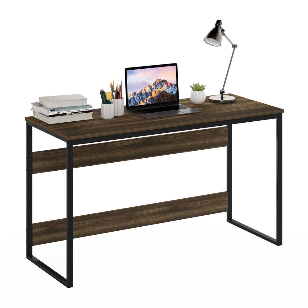 Furinno Moretti Modern Lifestyle Enhanced Study Desk, 52, Columbia Walnut. Picture 4