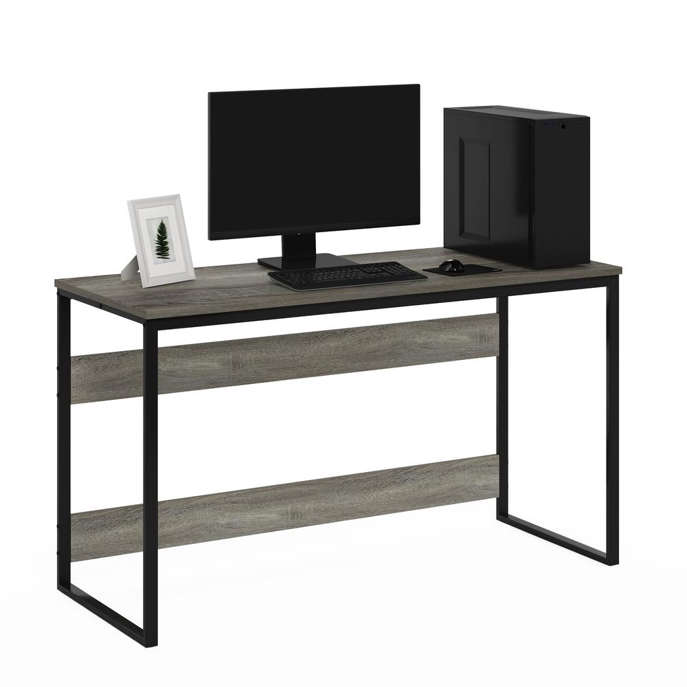 Furinno Moretti Modern Lifestyle Enhanced Study Desk, 52, French Oak Grey. Picture 4