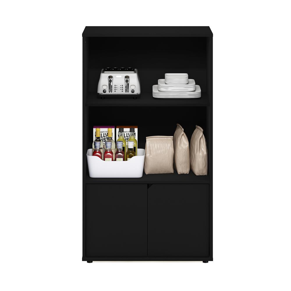 Furinno JAYA Kitchen Storage Shelf with Cabinet, Americano. Picture 5