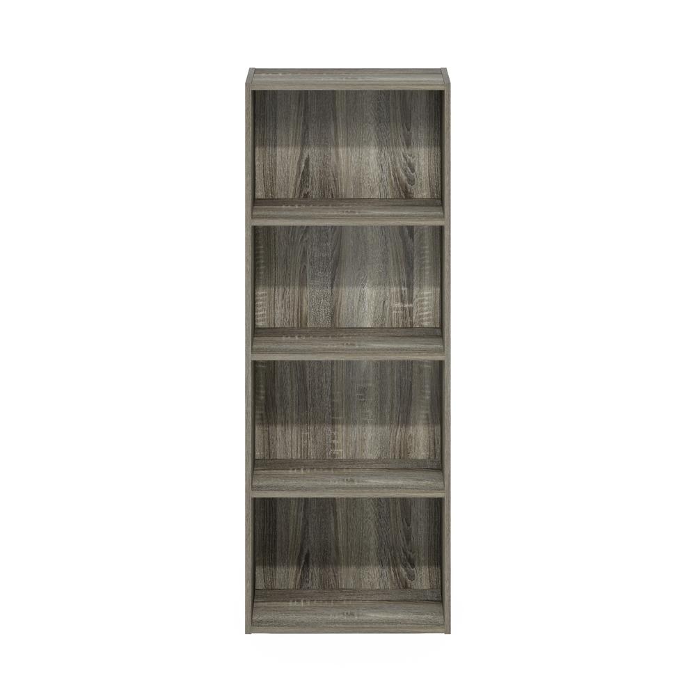 Furinno Luder 4-Tier Open Shelf Bookcase, French Oak. Picture 3