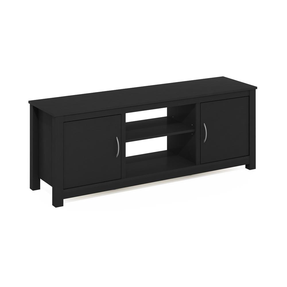 Furinno Classic TV Stand with Storage for TV up to 65 Inch, Americano. Picture 1