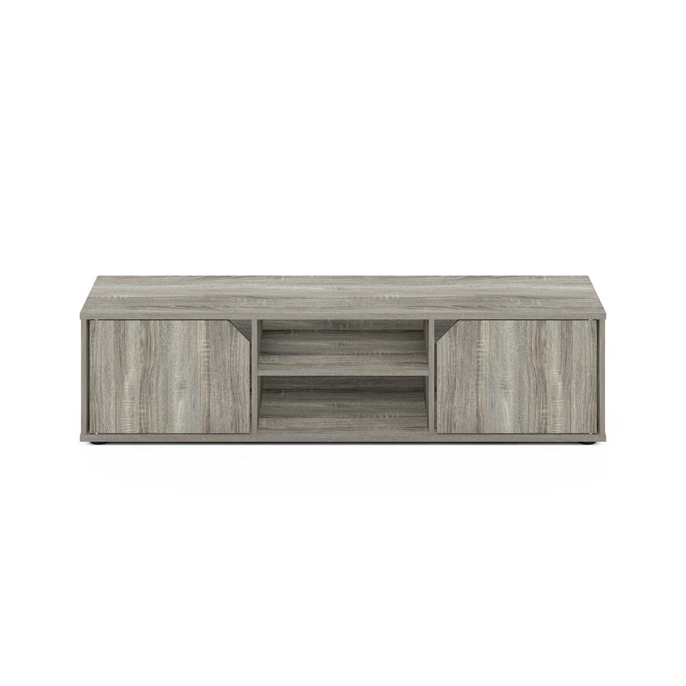Furinno Classic TV Stand for TV up to 55 Inch, French Oak. Picture 3