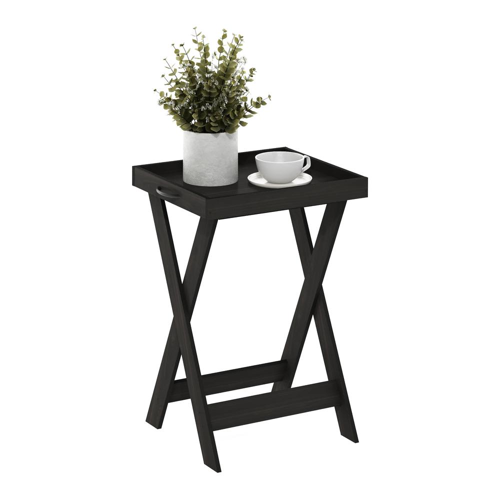 Classic Tray Table with Removable Tray, Espresso. Picture 5