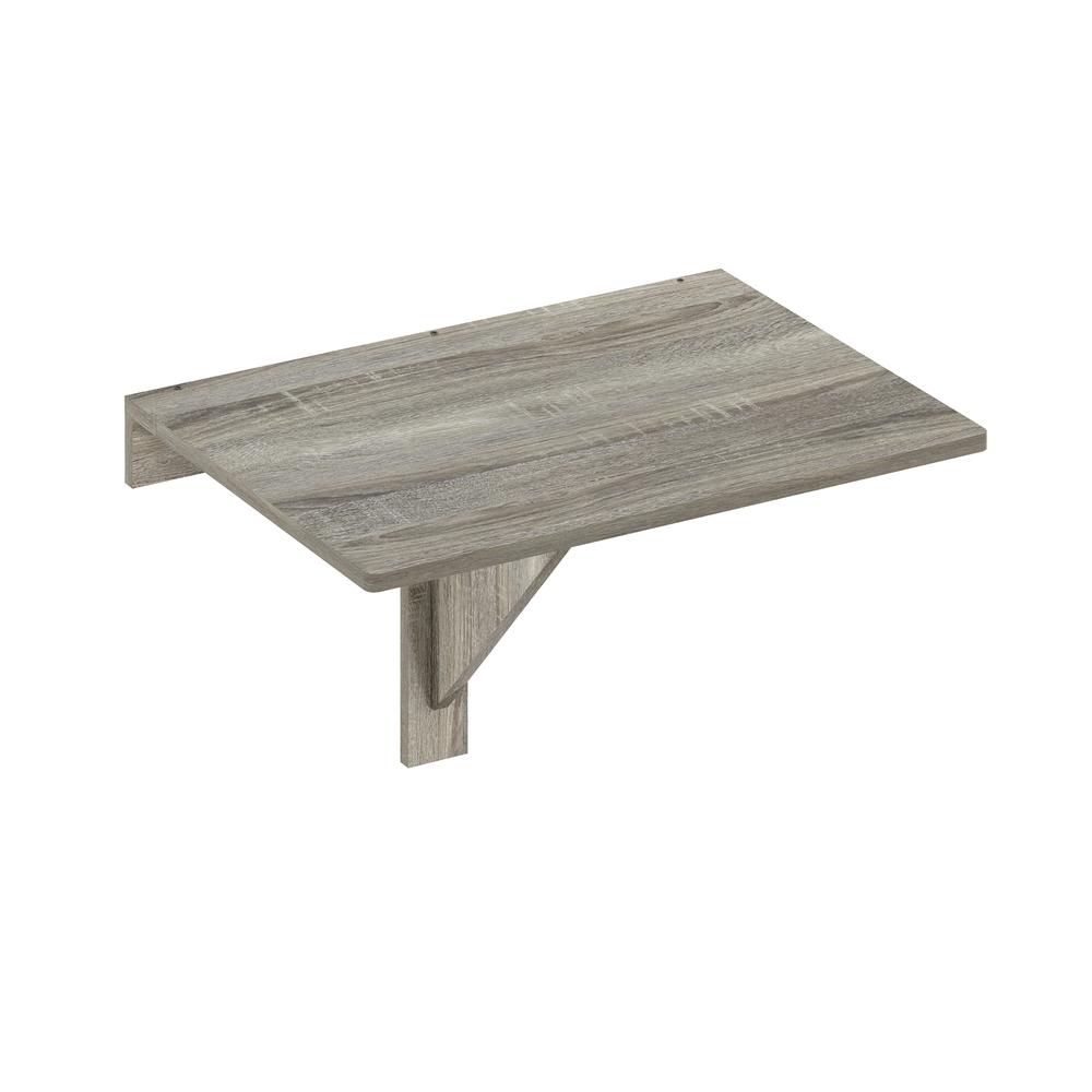 Hermite Wall Mounting Folding Table, French Oak. Picture 1