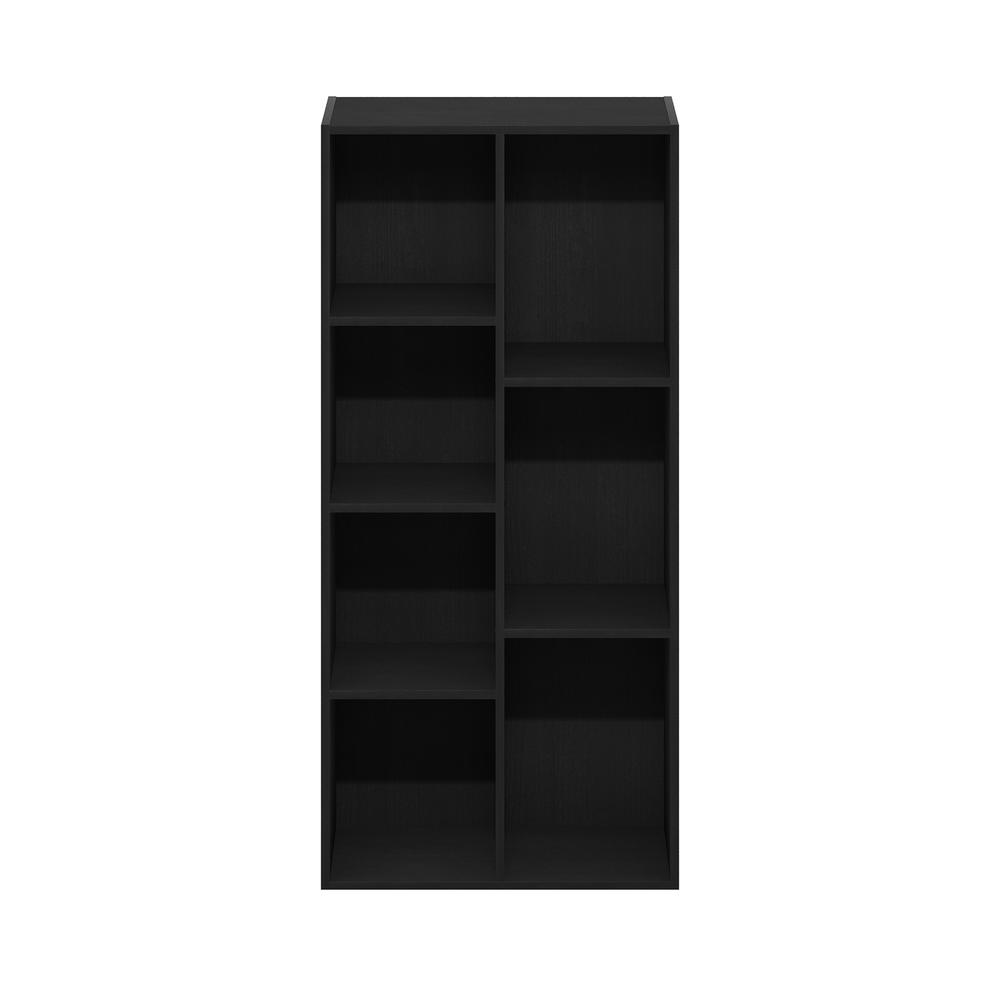 Furinno Luder 7-Cube Reversible Open Shelf, Blackwood. Picture 3