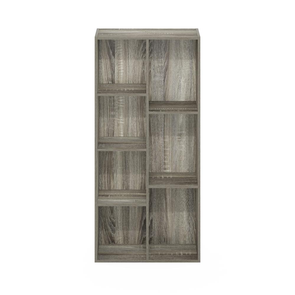Furinno Luder 7-Cube Reversible Open Shelf, French Oak. Picture 3