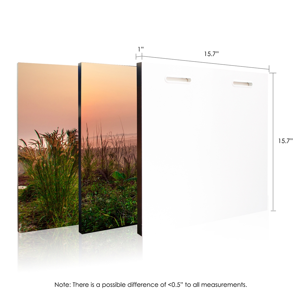 Seni Dawn Scenery 3-Panel MDF Framed Photography Triptych Print, 48 x 16-inch. Picture 2