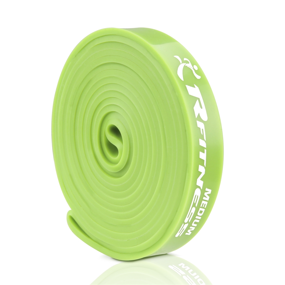 RFitness Professional 41-Inch Long LOOP Stretch Latex Exercise Band, MEDIUM (Green). Picture 1