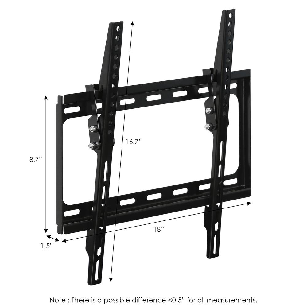 Furinno Alek Modern Wall Mount TV Bracket for TV up to 65 Inch. Picture 2