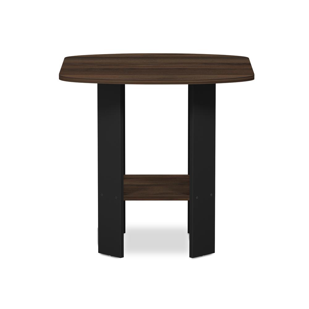 Furinno Simple Design End/SideTable, Columbia Walnut/Black. Picture 3