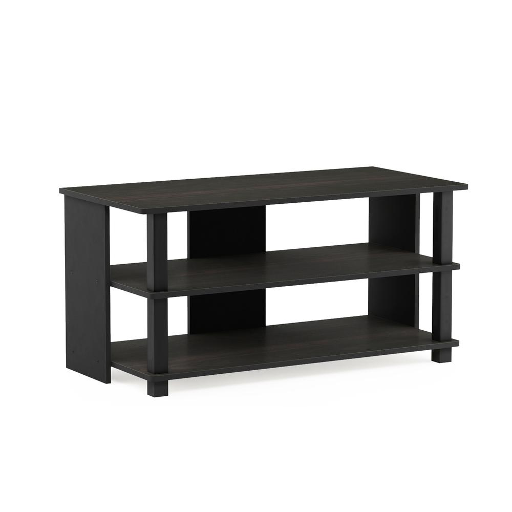 Sully 3-Tier TV Stand for TV up to 40, Espresso/Black, 17076EX/BK. Picture 1