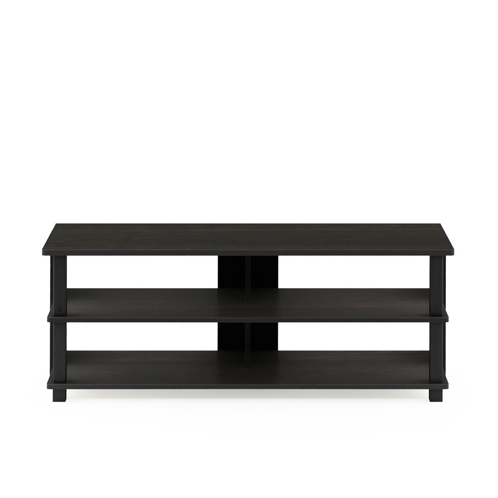 Sully 3-Tier TV Stand for TV up to 50, Espresso/Black, 17077EX/BK. Picture 3