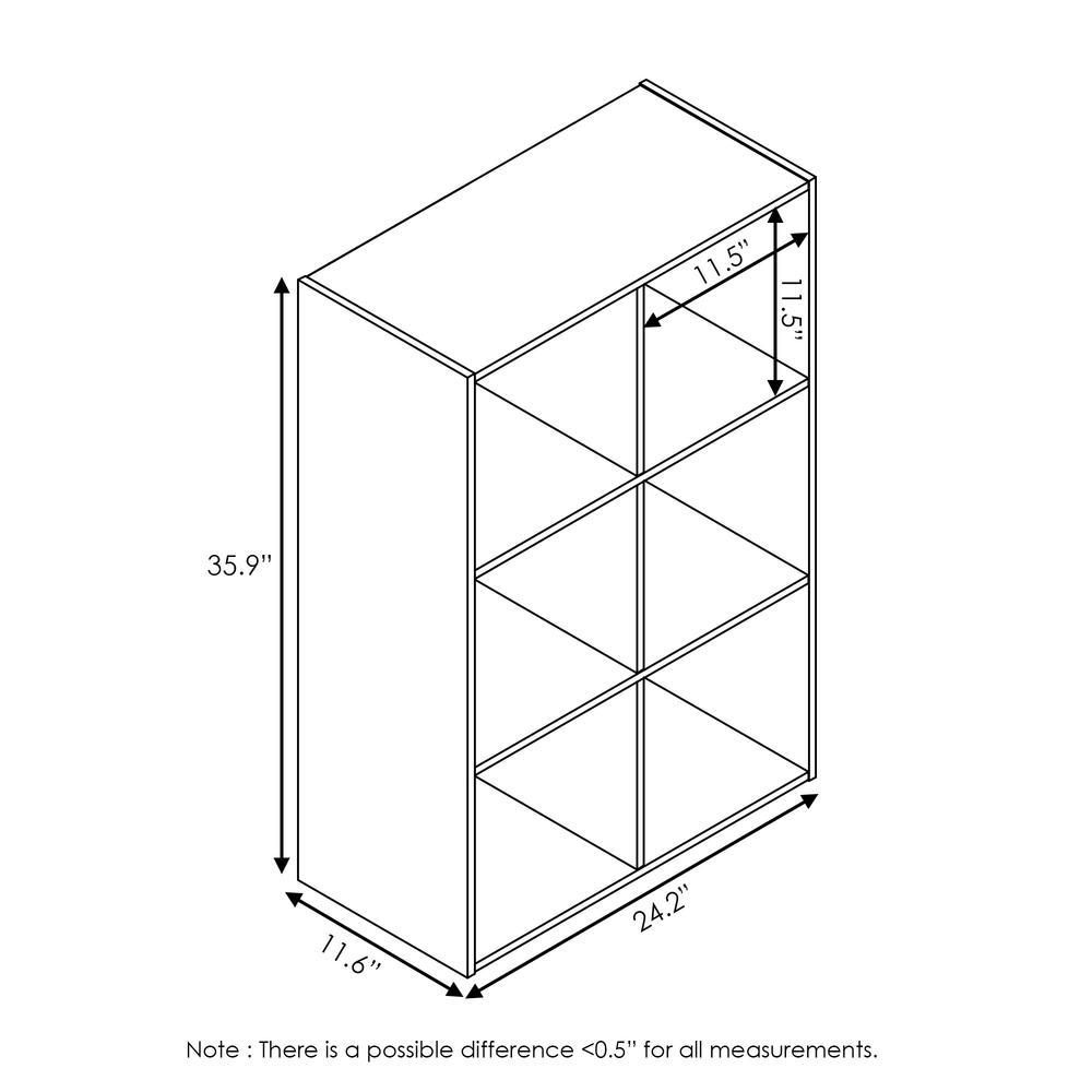 Pelli Cubic Storage Cabinet, 3x2, Espresso, 18053EX. Picture 2