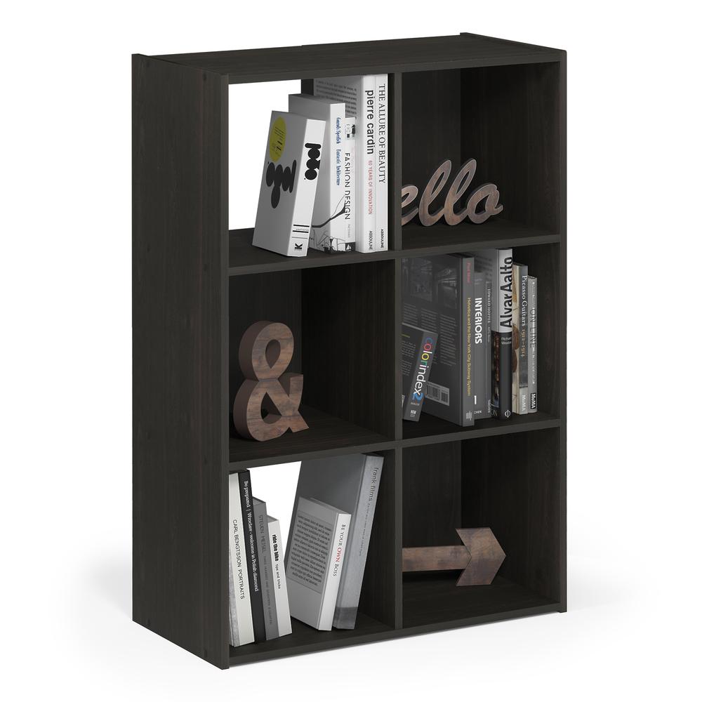 Pelli Cubic Storage Cabinet, 3x2, Espresso, 18053EX. Picture 4