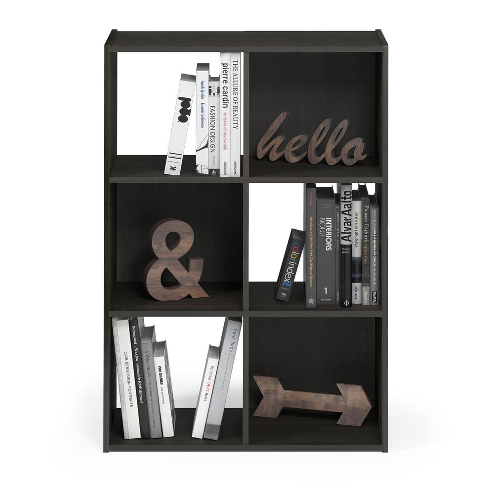 Pelli Cubic Storage Cabinet, 3x2, Espresso, 18053EX. Picture 5