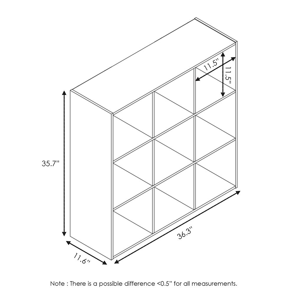 Pelli Cubic Storage Cabinet, 3x3, Espresso, 18055EX. Picture 2