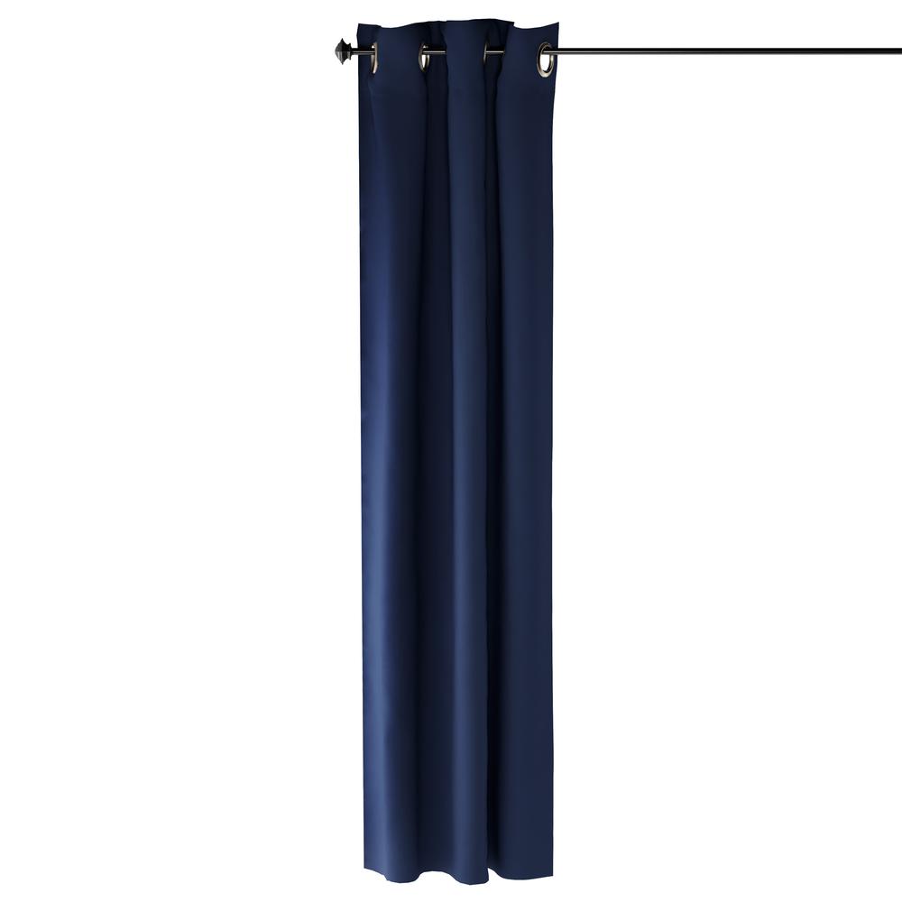 Furinno Collins Blackout Curtain 42x84 in. 1 Panel, Dark Blue. Picture 1