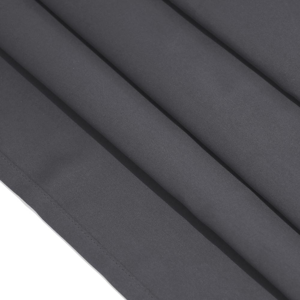 Furinno Collins Blackout Curtain 52x63 in. 1 Panel, Dark Grey. Picture 8