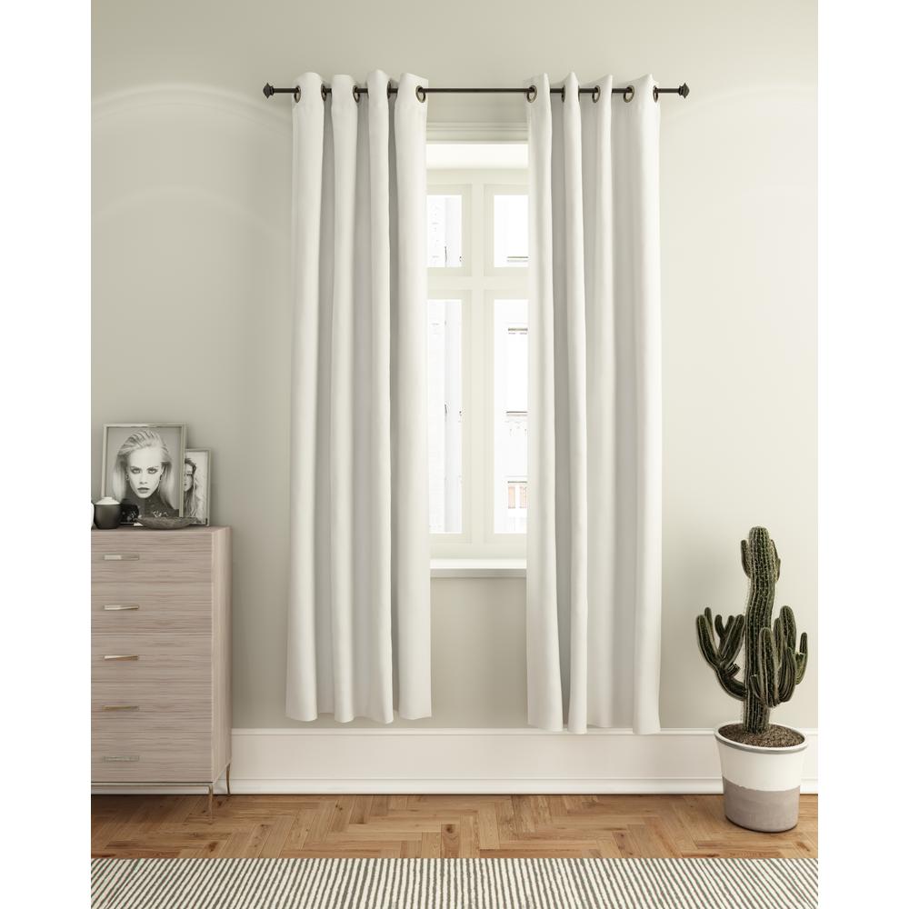 Furinno Collins Blackout Curtain 52x84 in. 1 Panel, White. Picture 5