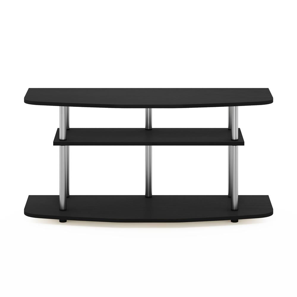 Furinno Frans Turn-N-Tube 3-Tier TV Stand for TV up to 46, Black Oak. Picture 3
