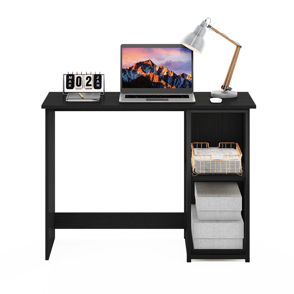 Furinno Camnus Modern Living Computer Desk 40 Inch, Americano/Black. Picture 5