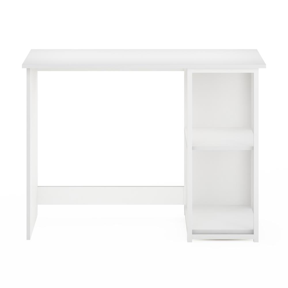 Furinno Camnus Modern Living Computer Desk 40 Inch, Solid White/White. Picture 3