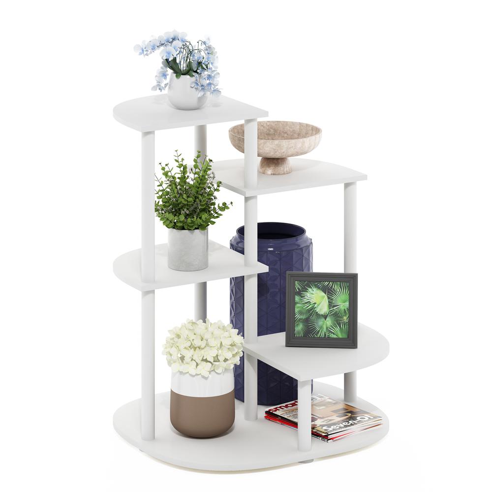 Furinno Celuka 4-Tier Indoor Outdoor Potted Plant Stand Holder. Picture 4