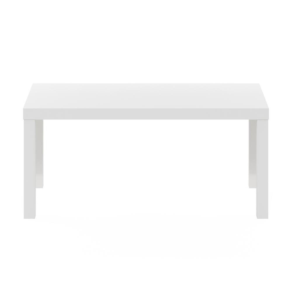 Furinno Classic Simple Coffee Table for Living Room, White. Picture 2