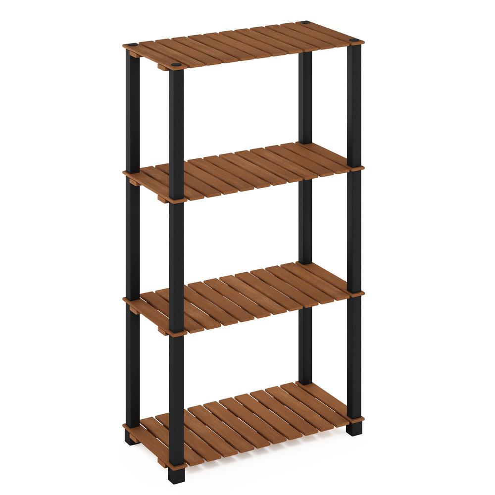 Pangkor 4-Tier Turn-N-Tube Indoor Outdoor Plant Shelf Wood Stand. Picture 1